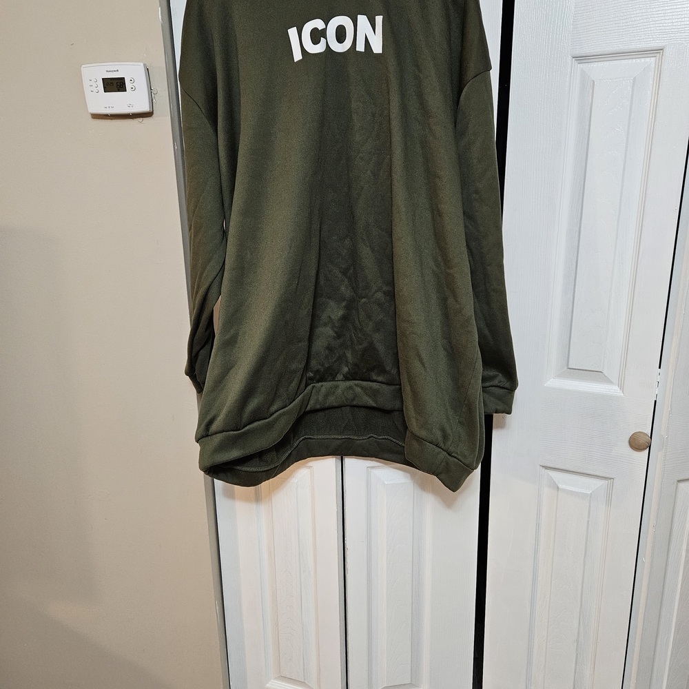 ICON Women's Olive Crewneck Sweater
